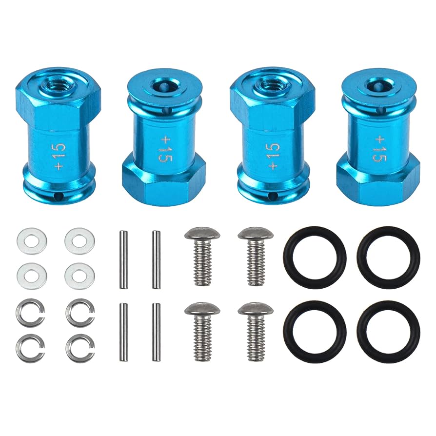 ABC クイック Amazon.com: Vgoohobby Aluminum 12mm Wheel Hex Hub Adapters